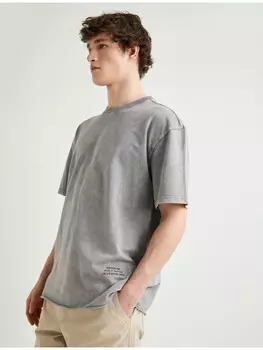 Футболка KOTON T shirt, серый