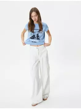 Футболка KOTON T shirt, синий
