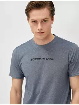 Футболка KOTON T shirt, темно-синий
