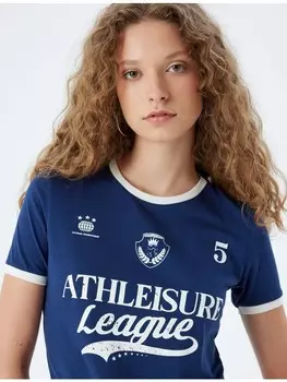Футболка KOTON T shirt, темно-синий