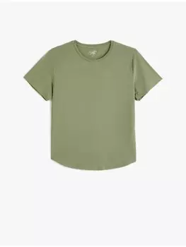 Футболка KOTON T shirt, зеленый