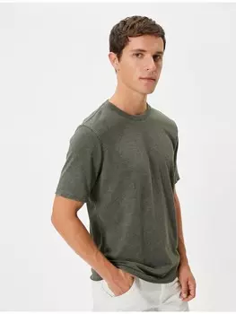 Футболка KOTON T shirt, зеленый