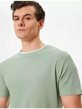 Футболка KOTON T shirt, зеленый