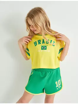 Футболка KOTON T shirt, желтый