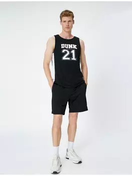Футболка KOTON Tanktop, черный