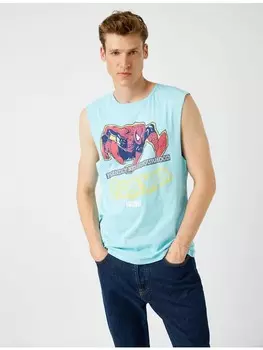 Футболка KOTON Tanktop, синий