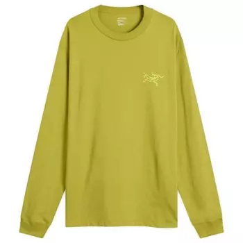 Футболка Kragg sl с длинным рукавом Arc'Teryx, зеленый