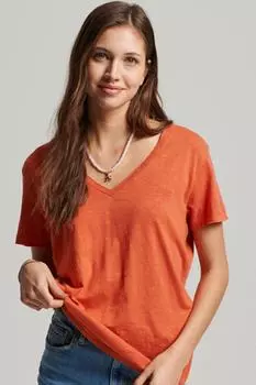 Футболка – красная – стандартного кроя SUPERDRY, красный