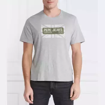 Футболка «Кредик» Pepe Jeans London, серый