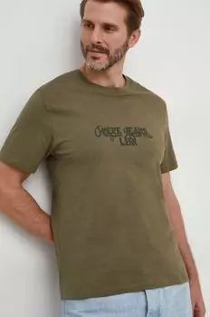 Футболка Криса из хлопка Pepe Jeans, зеленый