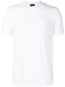 Футболка кроя слим GIORGIO ARMANI, белый