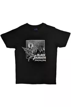 Футболка «Кровавая суббота» Black Sabbath, черный