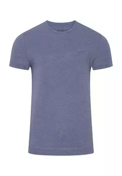 Футболка, круглый вырез, меланжевая, мужская JOCKEY, цвет Sky Melange