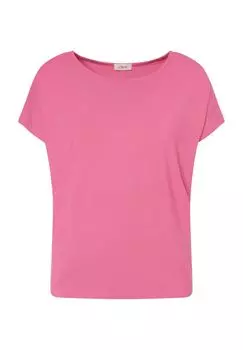 Футболка, круглый вырез, женская s.Oliver, цвет Lilac Pink