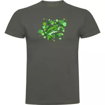 Футболка Kruskis Bass Camu, серый