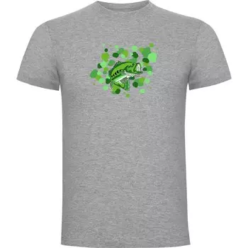 Футболка Kruskis Bass Camu, серый