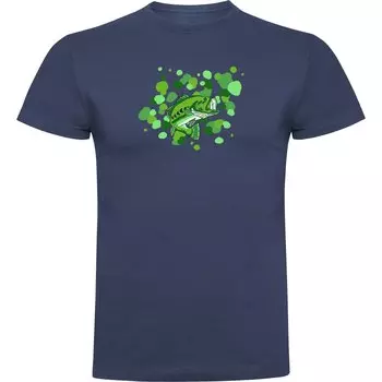 Футболка Kruskis Bass Camu, синий