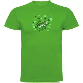 Футболка Kruskis Bass Camu, зеленый