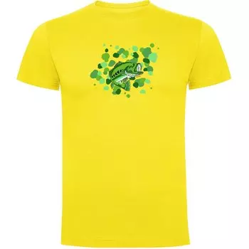 Футболка Kruskis Bass Camu, желтый
