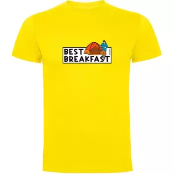 Футболка Kruskis Best Breakfast, желтый
