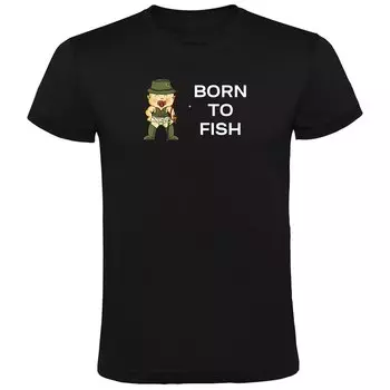 Футболка Kruskis Born To Fish, черный