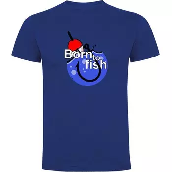 Футболка Kruskis Born to Fish, синий