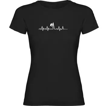 Футболка Kruskis Climbing Heartbeat, черный