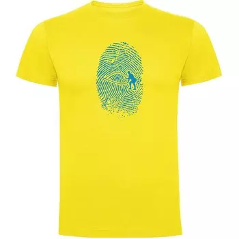 Футболка Kruskis Crossfit Fingerprint, желтый