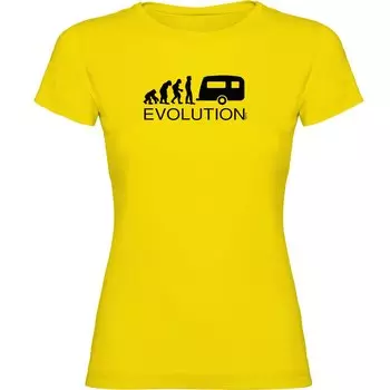 Футболка Kruskis Evolution Caravanning, желтый