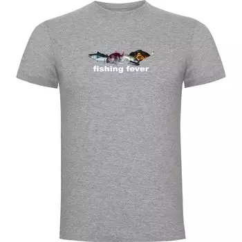 Футболка Kruskis Fishing Fever, серый