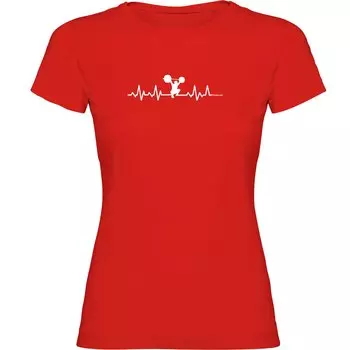 Футболка Kruskis Fitness Heartbeat, красный