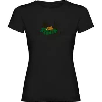 Футболка Kruskis Happy Camping, черный