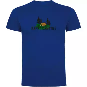 Футболка Kruskis Happy Camping, синий
