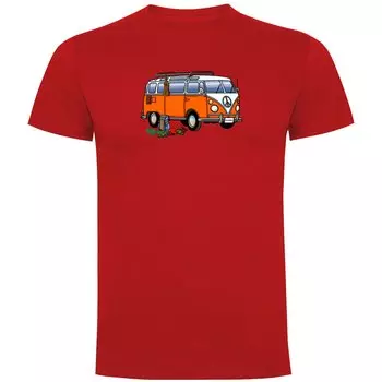 Футболка Kruskis Hippie Van Climbing, красный