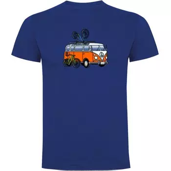 Футболка Kruskis Hippie Van MTB, синий