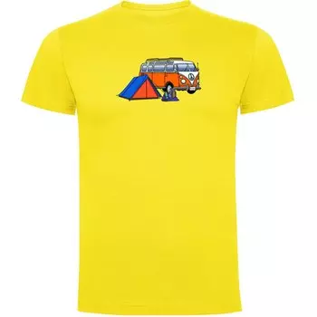 Футболка Kruskis Hippie Van Trek, желтый