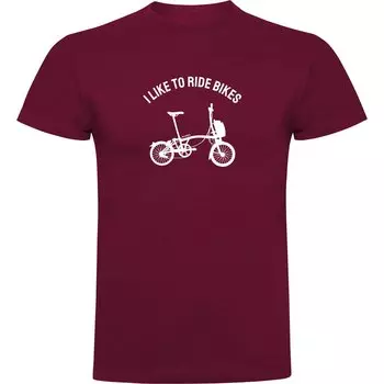Футболка Kruskis I Like To Ride Bikes, красный