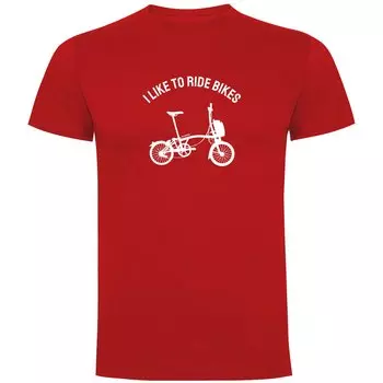 Футболка Kruskis I Like To Ride Bikes, красный