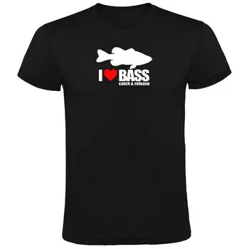 Футболка Kruskis I Love Bass, черный