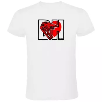 Футболка Kruskis I Love DH, белый