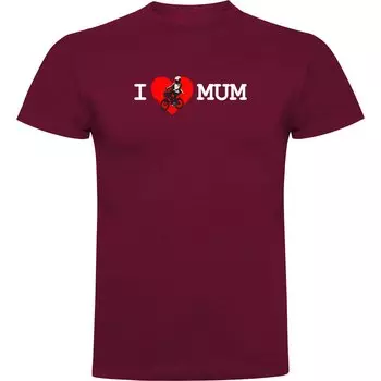 Футболка Kruskis I Love Mum, красный