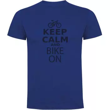 Футболка Kruskis Keep Calm And Bike On, синий
