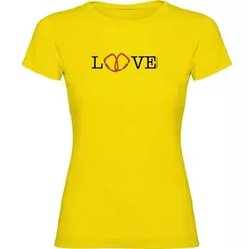 Футболка Kruskis Love, желтый