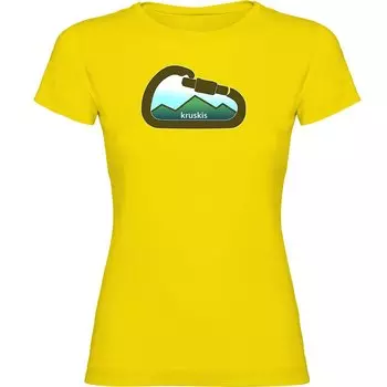 Футболка Kruskis Mountain Carabiner, желтый