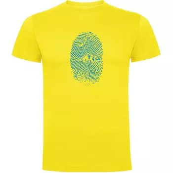 Футболка Kruskis Mountain Fingerprint, желтый