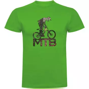 Футболка Kruskis MTB Background, зеленый