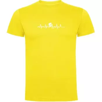 Футболка Kruskis MTB Heartbeat, желтый