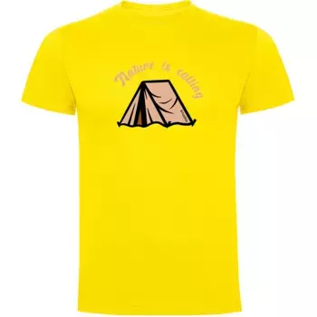 Футболка Kruskis Nature Is Calling, желтый