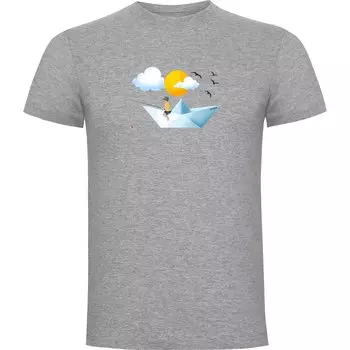 Футболка Kruskis Paper Boat, серый