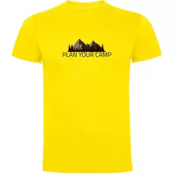 Футболка Kruskis Plan Your Camp, желтый